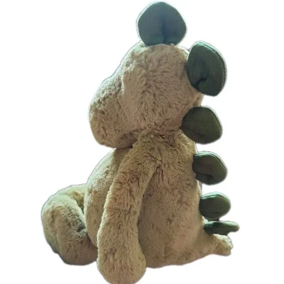 Jellycat London Green Bashful Dino Dinosaur Plush Soft Toy Stuffed Animal - Picture 4 of 11
